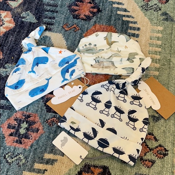 Angel Dear Other - NWT Newborn hats bundle of 3